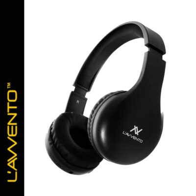 L’Avvento HP11W – سماعة رأس بلوتوث ستريو بصوت محيطي قوي، بطارية تدوم 20 ساعة، مايكروفون مدمج (ضمان 12 شهر )