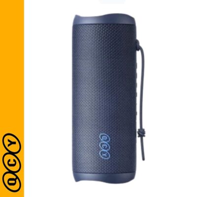 QCY SP7GN Portable Bluetooth Speaker – سبيكر بلوتوث محمول بقدرة صوت عالية، مقاومة للماء IPX7، بطارية تدوم حتى 20 ساعة